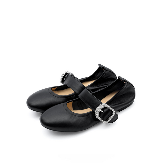 Amily Flats in Charcoal