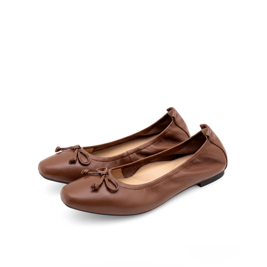 Ballet Flats in Gingerbread