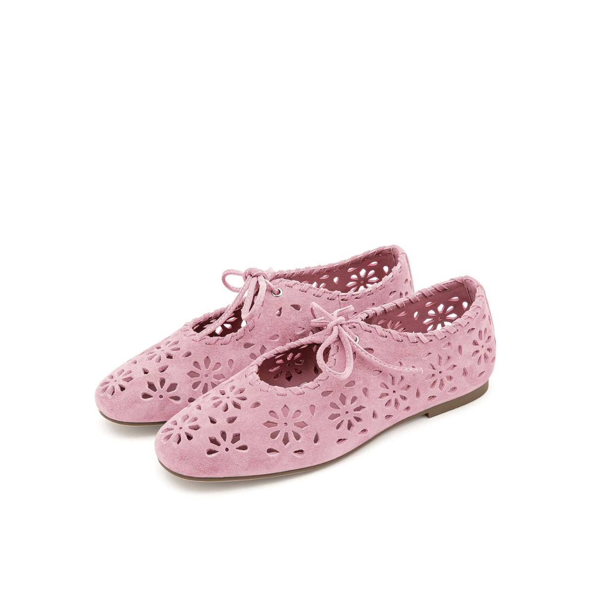 Niki Flats in Pink Parfait